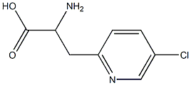 2-AMINO-3-(5-CHLOROPYRIDIN-2-YL)PROPANOIC ACID Structure
