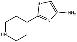 4-Amino-2-(piperidin-4-yl)thiazole 구조식 이미지
