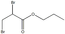 propyl 2,3-dibromopropanoate 구조식 이미지