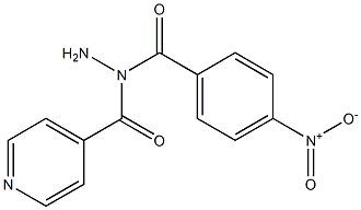 4-Pyridinecarboxylicacid,1-(4-nitrobenzoyl)hydrazide Structure