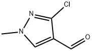3-Chloro-1-methyl-1H-pyrazole-4-carbaldehyde Structure