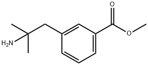 METHYL 3-(2-AMINO-2-METHYLPROPYL)BENZOATE 구조식 이미지