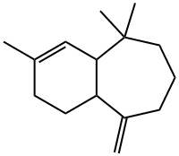 1H-Benzocycloheptene, 2,4a,5,6,7,8,9,9a-octahydro-3,5,5-trimethyl-9-methylene- 구조식 이미지