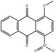 9,10-Anthracenedione, 1-methoxy-4-nitro- 구조식 이미지