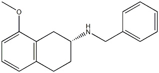 (R)-N-benzyl-8-methoxy-1,2,3,4-tetrahydronaphthalen-2-amine Structure