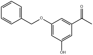 1-(3-(benzyloxy)-5-hydroxyphenyl)ethanone 구조식 이미지