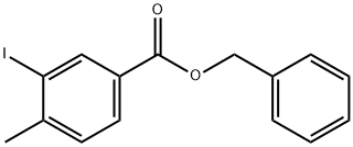 benzyl 3-iodo-4-methylbenzoate 구조식 이미지