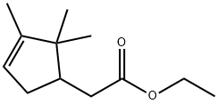 ethyl trimethyl-3-cyclopenten-1-acetate Structure