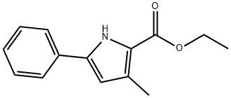 Ethyl 3-methyl-5-phenyl-1H-pyrrole-2-carboxylate Structure