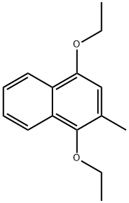 1,4-diethoxy-2-methylnaphthalene Structure