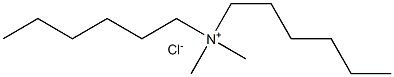 1-Hexanaminium,N-hexyl-N,N-dimethyl-,chloride Structure