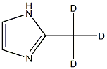 2-(methyl-d3)-1H-imidazole 구조식 이미지