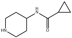 N-PIPERIDIN-4-YLCYCLOPROPANECARBOXAMIDE 구조식 이미지