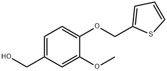 [3-methoxy-4-(thiophen-2-ylmethoxy)phenyl]methanol 구조식 이미지