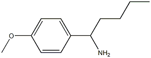 1-(4-methoxyphenyl)pentan-1-amine Structure