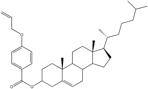 Cholesteryl 4-allyloxybenzoate Structure