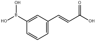 3-(3-boronophenyl)-(2E)-2-Propenoic acid Structure