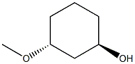 trans-3-Methoxycyclohexanol 구조식 이미지