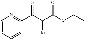 2-Pyridinepropanoic acid, alpha-bromo-beta-oxo-, ethyl ester Structure