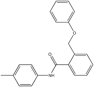 N-(4-methylphenyl)-2-(phenoxymethyl)benzamide 구조식 이미지