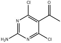 Ethanone, 1-(2-amino-4,6-dichloro-5-pyrimidinyl)- Structure