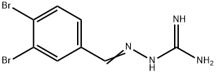 Hydrazinecarboximidamide, 2-[(3,4-dibromophenyl)methylene]- Structure