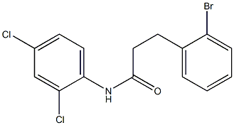 3-(2-bromophenyl)-N-(2,4-dichlorophenyl)propanamide Structure