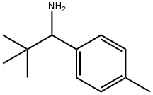 2,2-dimethyl-1-(4-methylphenyl)propan-1-amine 구조식 이미지