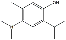 4-(dimethylamino)-2-isopropyl-5-methylphenol 구조식 이미지