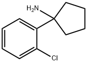 1-(2-Chlorophenyl)cyclopentanamine Structure