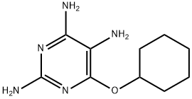 6-Cyclohexyloxypyrimidine-2,4,5-triamine Structure