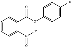 4-bromophenyl 2-nitrobenzoate 구조식 이미지