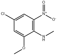 (4-Chloro-2-methoxy-6-nitro-phenyl)-methyl-amine Structure