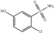 Benzenesulfonamide, 2-chloro-5-hydroxy- Structure