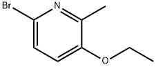 6-Bromo-3-ethoxy-2-methylpyridine Structure