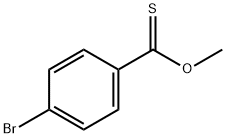 Benzenecarbothioic acid, 4-bromo-, O-methyl ester 구조식 이미지