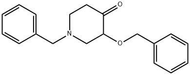 3-benzyloxy-1-benzylpiperidin-4-one hydrochloride Structure