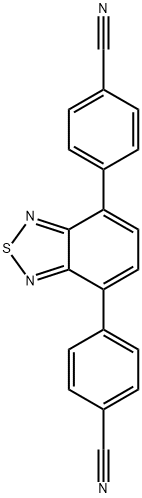 Benzonitrile, 4,4'-(2,1,3-benzothiadiazole-4,7-diyl)bis- Structure