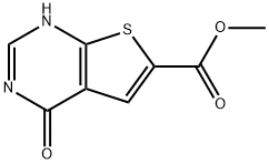 Thieno[2,3-d]pyrimidine-6-carboxylic acid, 1,4-dihydro-4-oxo-, methyl ester Structure