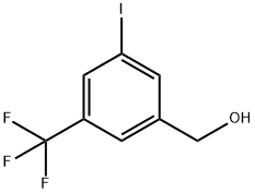 (3-Iodo-5-trifluoromethyl-phenyl)-methanol 구조식 이미지