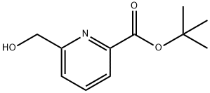 tert-Butyl 6-(hydroxymethyl)picolinate 구조식 이미지