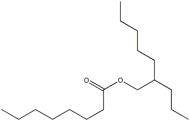 Octanoic acid, 4-methyl-2-pentylbutyl ester Structure