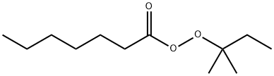 Heptaneperoxoic acid 1,1-dimethylpropyl ester 구조식 이미지