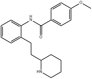 4-Methoxy-N-(2-(2-(piperidin-2-yl)ethyl)phenyl)benzamide Structure