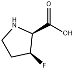 (2S,3S)-3-fluoropyrrolidine-2-carboxylic acid Structure