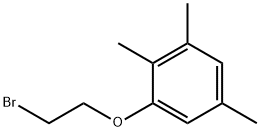 1-(2-bromoethoxy)-2,3,5-trimethylbenzene 구조식 이미지