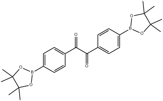 1,2-bis(4-(4,4,5,5-tetramethyl-1,3,2-dioxaborolan-2-yl)phenyl)ethane-1,2-dione 구조식 이미지