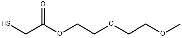 2-(2-methoxyethoxy)ethyl 2-sulfanylacetate 구조식 이미지