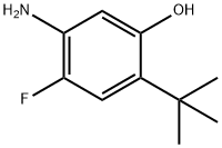 2-tert-Butyl-5-amino-4-fluorophenol 구조식 이미지