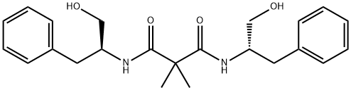 N1,N3-Bis[(1S)-1-(hydroxymethyl)-2-phenylethyl]-2,2-dimethylpropanediamide Structure